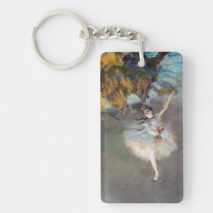 Edgar Degas - The Star / Dancer on the Stage Key Ring