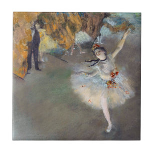Edgar Degas - The Star / Dancer on the Stage Tile