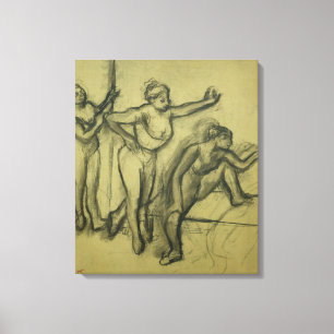 Edgar Degas Three Dancers, c.1900 Canvas Print