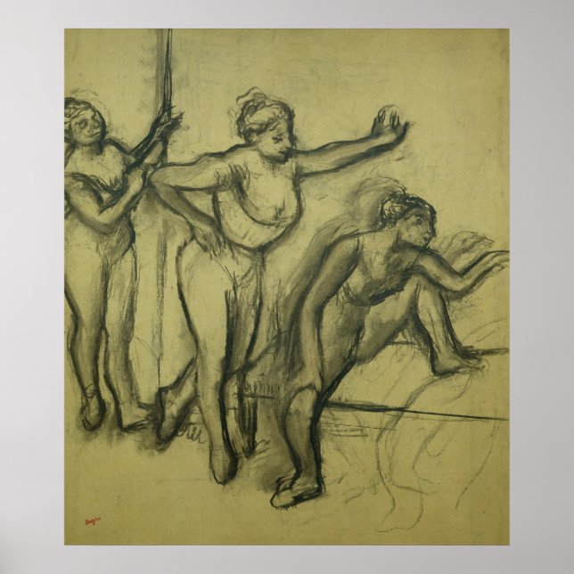Edgar Degas | Three Dancers, c.1900 Poster (Front)