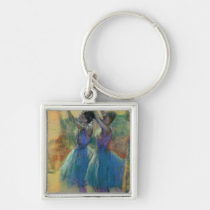 Edgar Degas Two Blue Dancers Key Ring