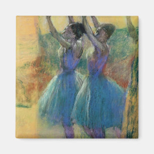 Edgar Degas   Two Blue Dancers Magnet