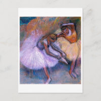 Edgar Degas - Two Dancers 1898 Ballet Pastel dance