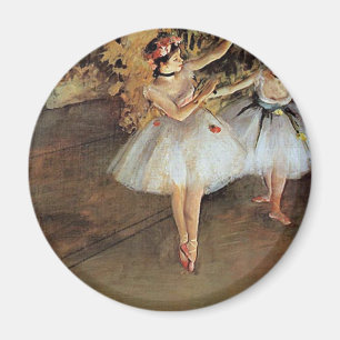 Edgar Degas - Two Dancers Magnet
