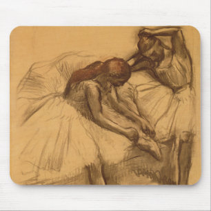 Edgar Degas Two Dancers Mouse Pad