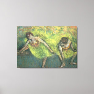 Edgar Degas   Two dancers relaxing Canvas Print
