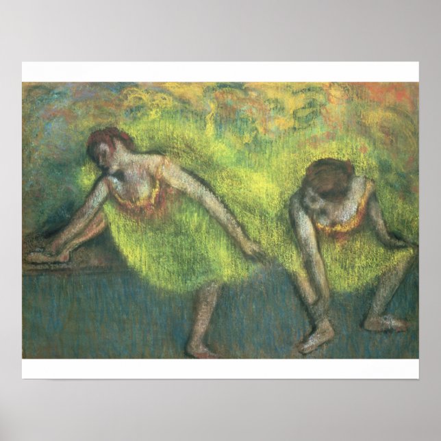 Edgar Degas | Two dancers relaxing Poster (Front)