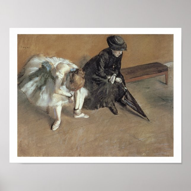 Edgar Degas | Waiting, c.1882 Poster (Front)
