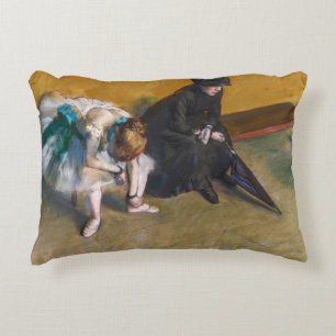 Edgar Degas - Waiting Decorative Cushion