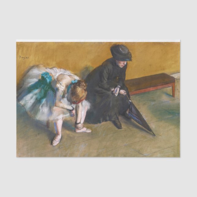Edgar Degas - Waiting Tissue Paper (Front)