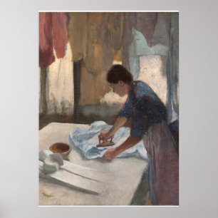 Edgar Degas Woman Ironing, c.1876-87 Poster