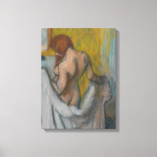 Edgar Degas Woman with a Towel Canvas Print