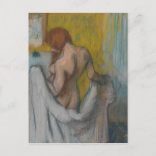 Edgar Degas Woman with a Towel Postcard