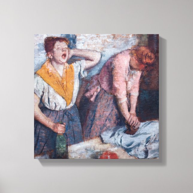 Edgar Degas - Women Ironing Canvas Print (Front)