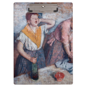 Edgar Degas - Women Ironing Clipboard