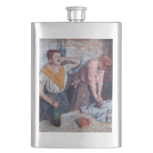 Edgar Degas - Women Ironing Hip Flask