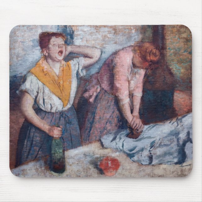 Edgar Degas - Women Ironing Mouse Pad (Front)