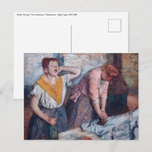 Edgar Degas - Women Ironing Postcard