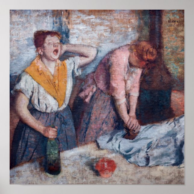 Edgar Degas - Women Ironing Poster (Front)