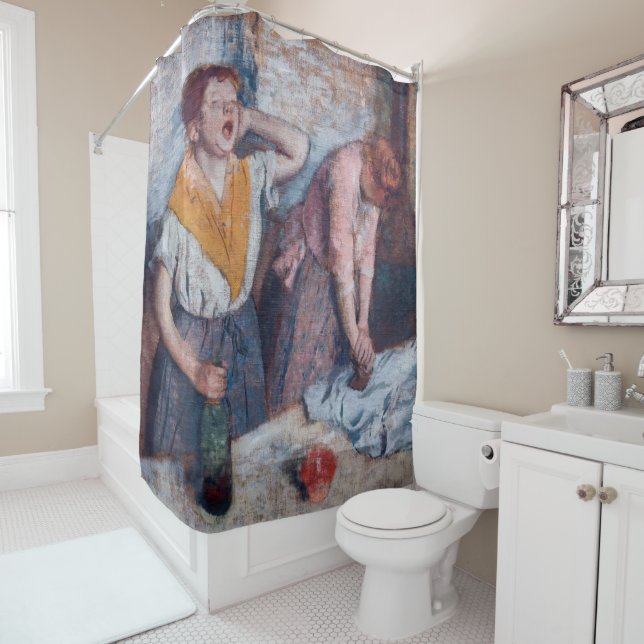 Edgar Degas - Women Ironing Shower Curtain (In Situ)