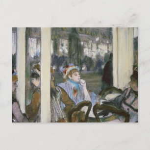 Edgar Degas Women on a Cafe Terrace, 1877 Postcard