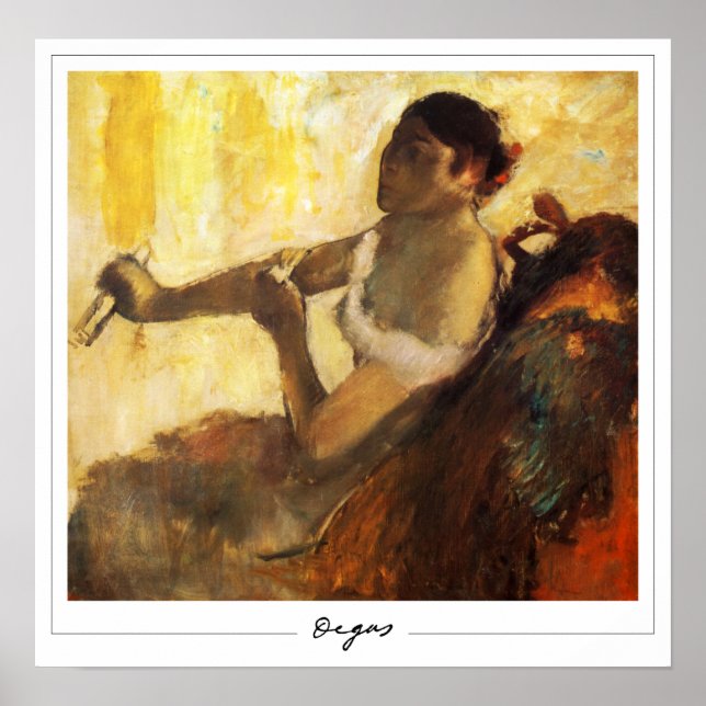 Edgar Degas Zedign Art Poster #300-2 (Front)