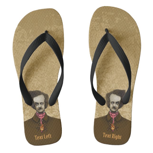 Edgar with Gold Bug Jandals (Footbed)