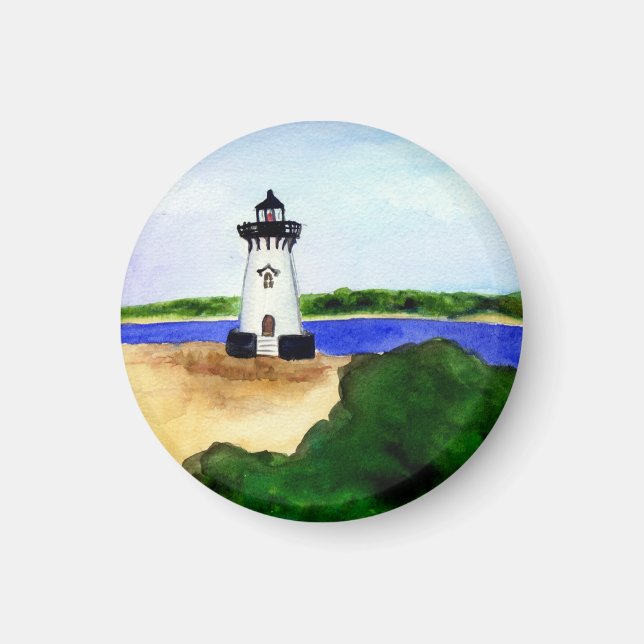 Edgartown Harbour Lighthouse Magnet Gifts (Front)