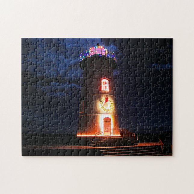 Edgartown Harbour Lighthouse, Martha's Vineyard MA Jigsaw Puzzle (Horizontal)