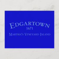 Edgartown Incorporated 1671 Postcard