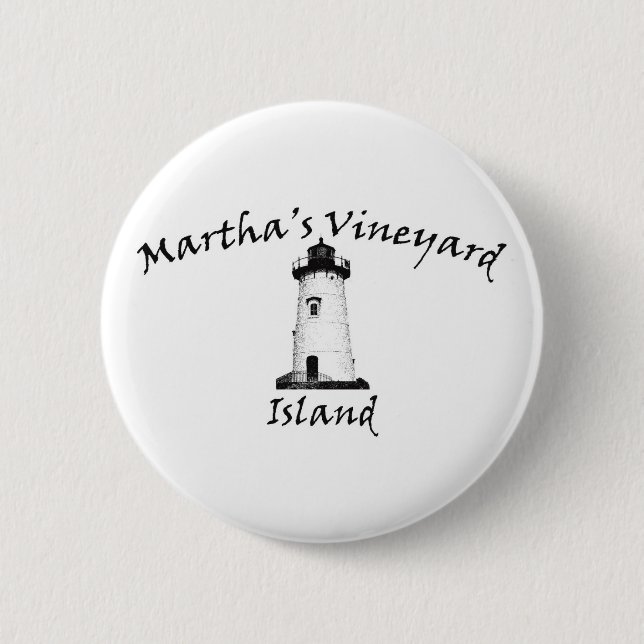 Edgartown Light 6 Cm Round Badge (Front)