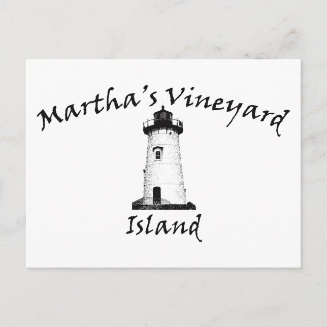 Edgartown Light Postcard (Front)