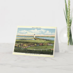 Edgartown Lighthouse Martha's Vineyard c1925 Card