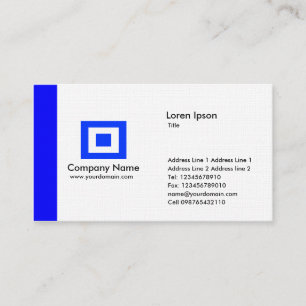 Edge - Blue Business Card
