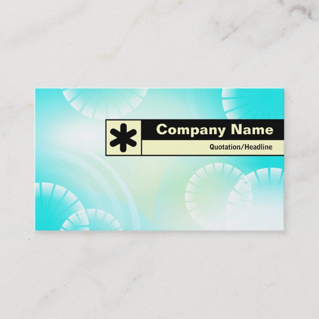 Edge Labelled - Abstract 02 Business Card (Front)