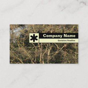 Edge Labelled - Golden Branches Business Card
