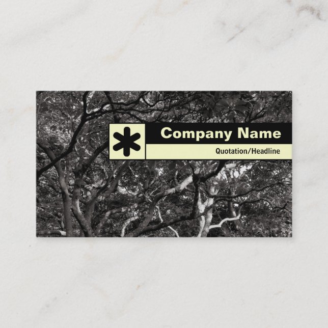 Edge Labelled - Japanese Branches 03 Business Card (Front)