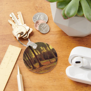 Edge of a Wood by Vincent van Gogh Key Ring