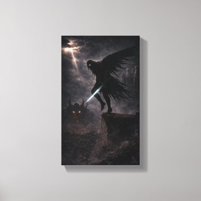 Edge of Judgment Canvas Print (Front)