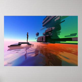 Edge of perception - surreal art print