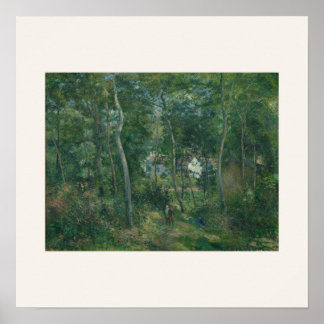 Edge of the Woods by Renoir - Square Poster