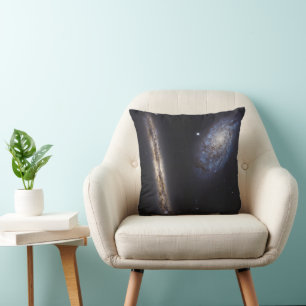 Edge-On Galaxy Ngc 4302 & Tilted Galaxy Ngc 4298 Cushion
