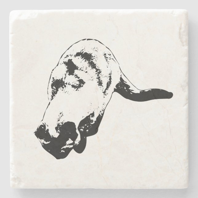 Edge Rest, Warm Table Stone Coaster (Front)