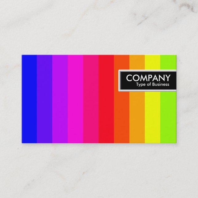 Edge Tag - Colour Bars (Front)