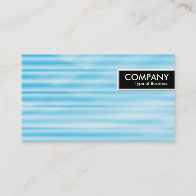 Edge Tag - Corrugated Blue (Front)