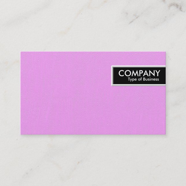 Edge Tag - Lilac Painted Canvas (Front)