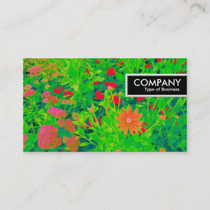 Edge Tag - Psychedelic Flower Bed