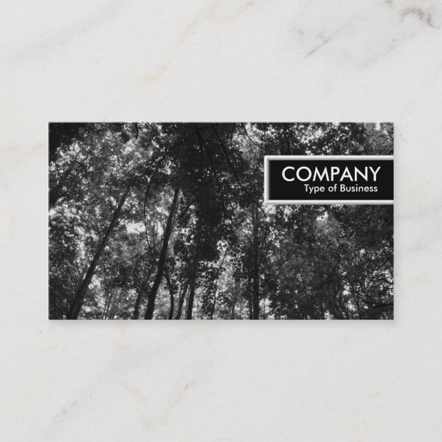 Edge Tag - Woodland Canopy 01 BW (Front)