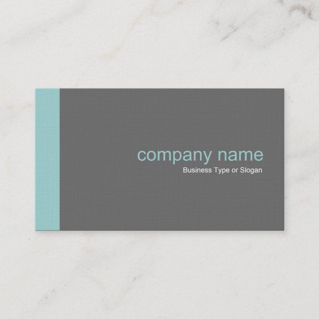 Edge v2 - Light Aqua Blue Business Card (Front)
