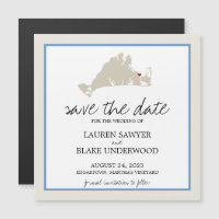 Edgertown Martha's Vineyard Wedding Save the Date